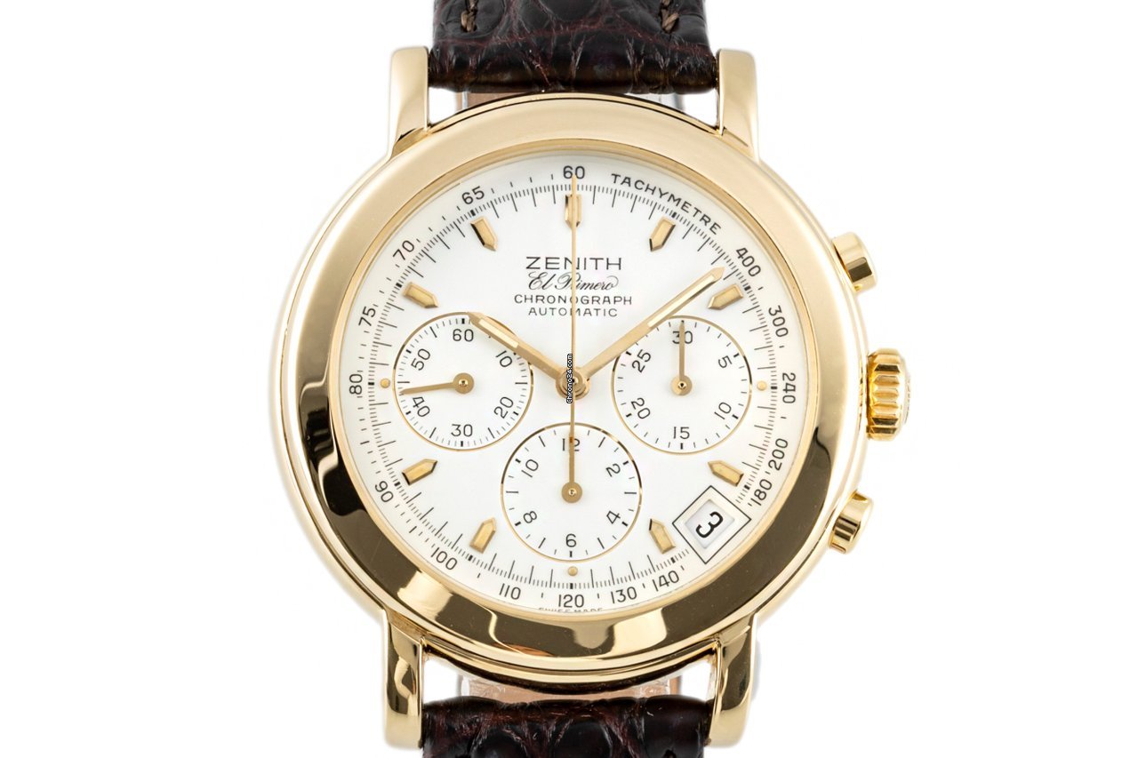 Zenith El Primero Chronograph Mens watch Unisex Automatic Yellow gold 06-0250-400