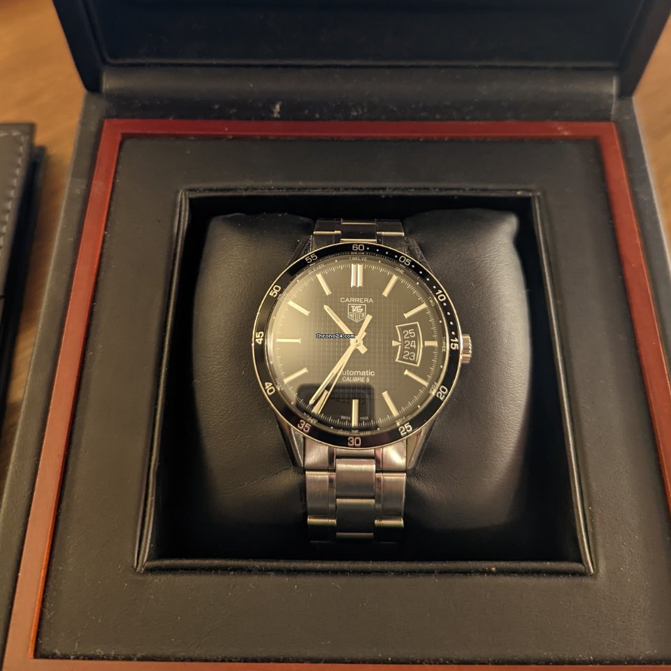 TAG Heuer Carrera Calibre 5 Mens watch Unisex Automatic Steel WV211M-0