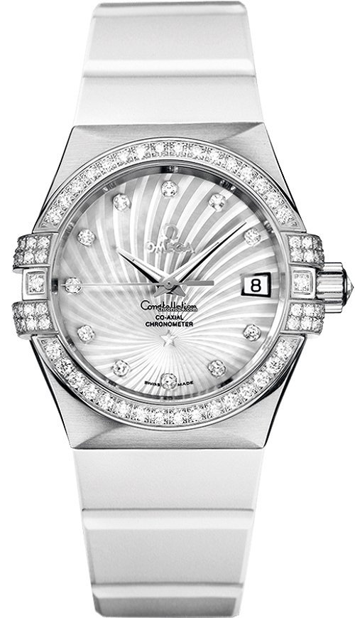 Omega Constellation Ladies Womens watch Automatic White gold 12357352055005