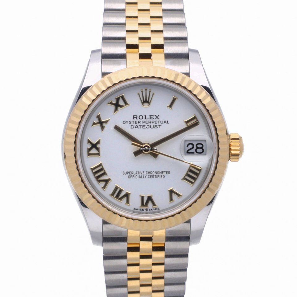 Rolex Datejust 31 Womens watch Gold Steel Automatic 278273