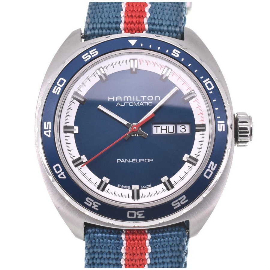 Hamilton Pan Europ Mens watch Unisex Automatic Steel H354050