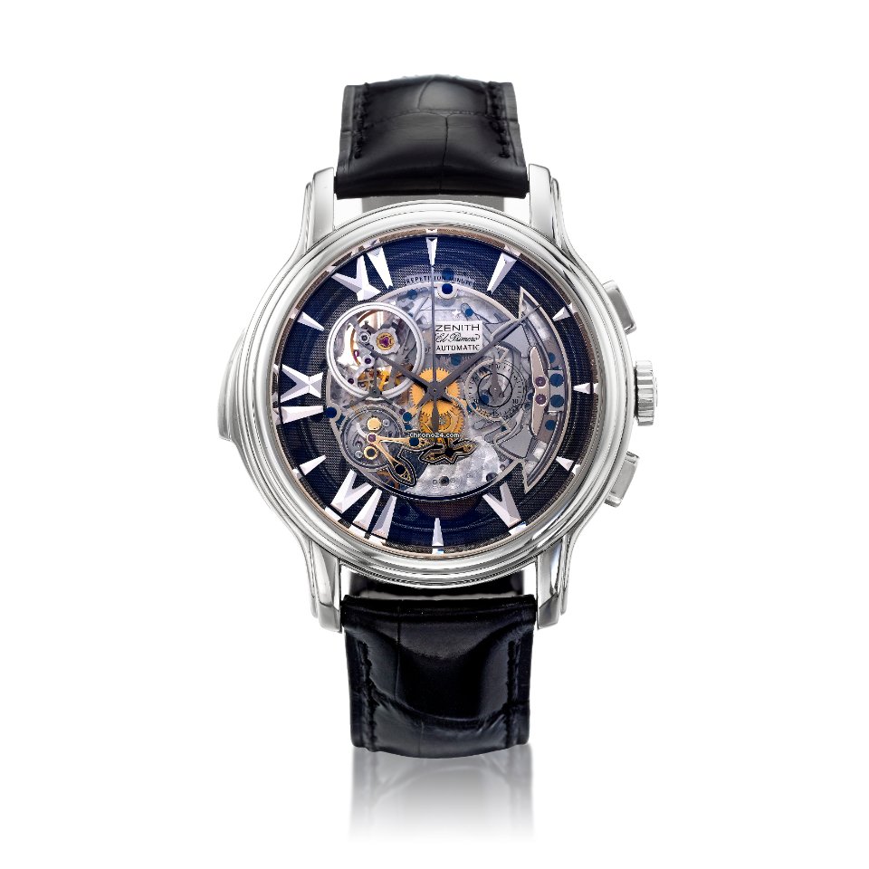 Zenith Academy Mens watch Unisex Automatic White gold 65.1260