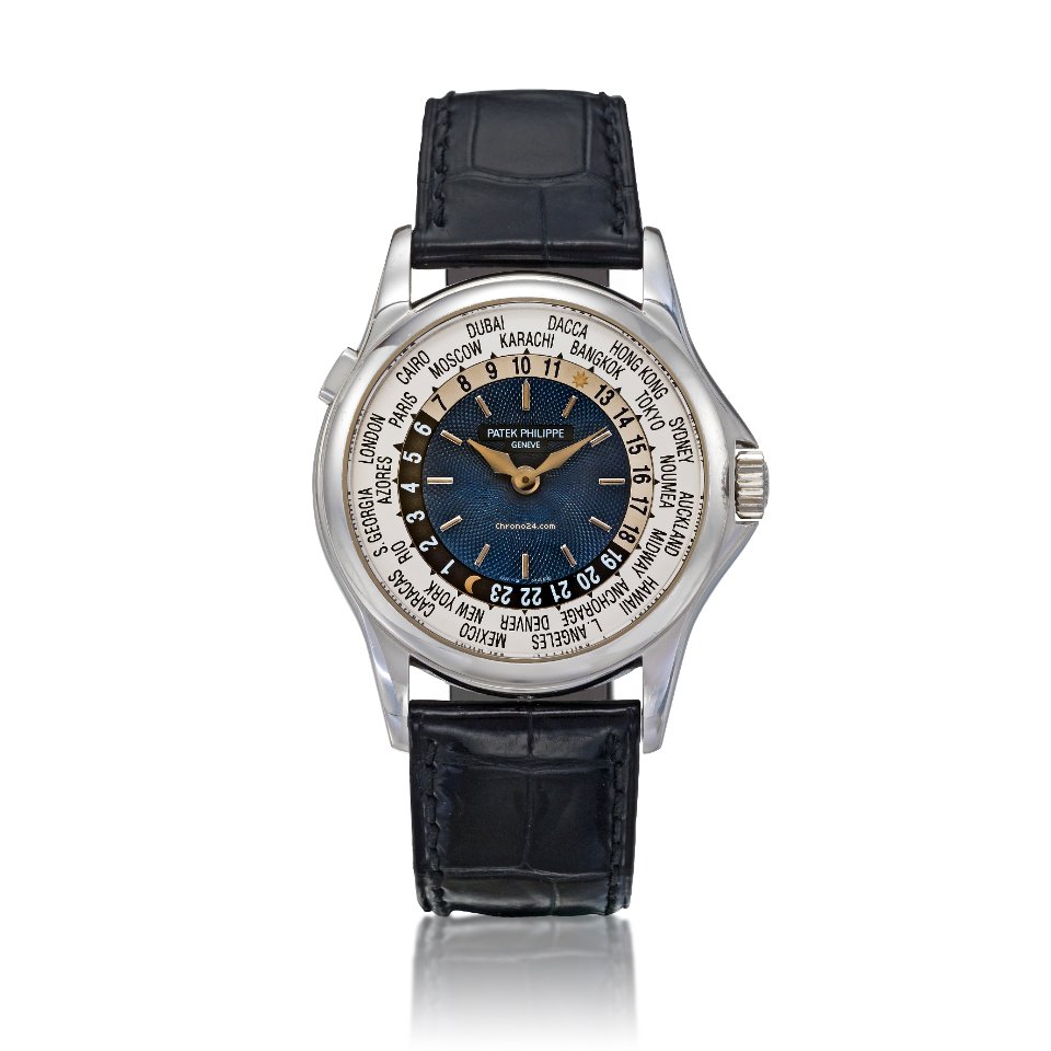 Patek Philippe World Time Mens watch Unisex Automatic Platinum 5110