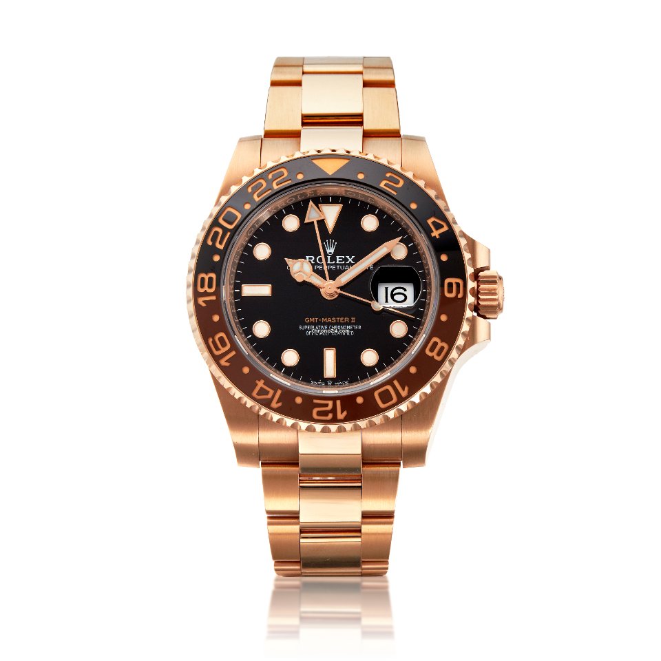 Rolex GMT-Master II Mens watch Unisex Rose gold Automatic 126715