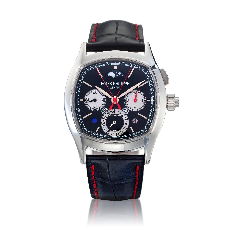 Patek Philippe Perpetual Calendar Chronograph Mens watch Unisex Manual winding Platinum 5951P