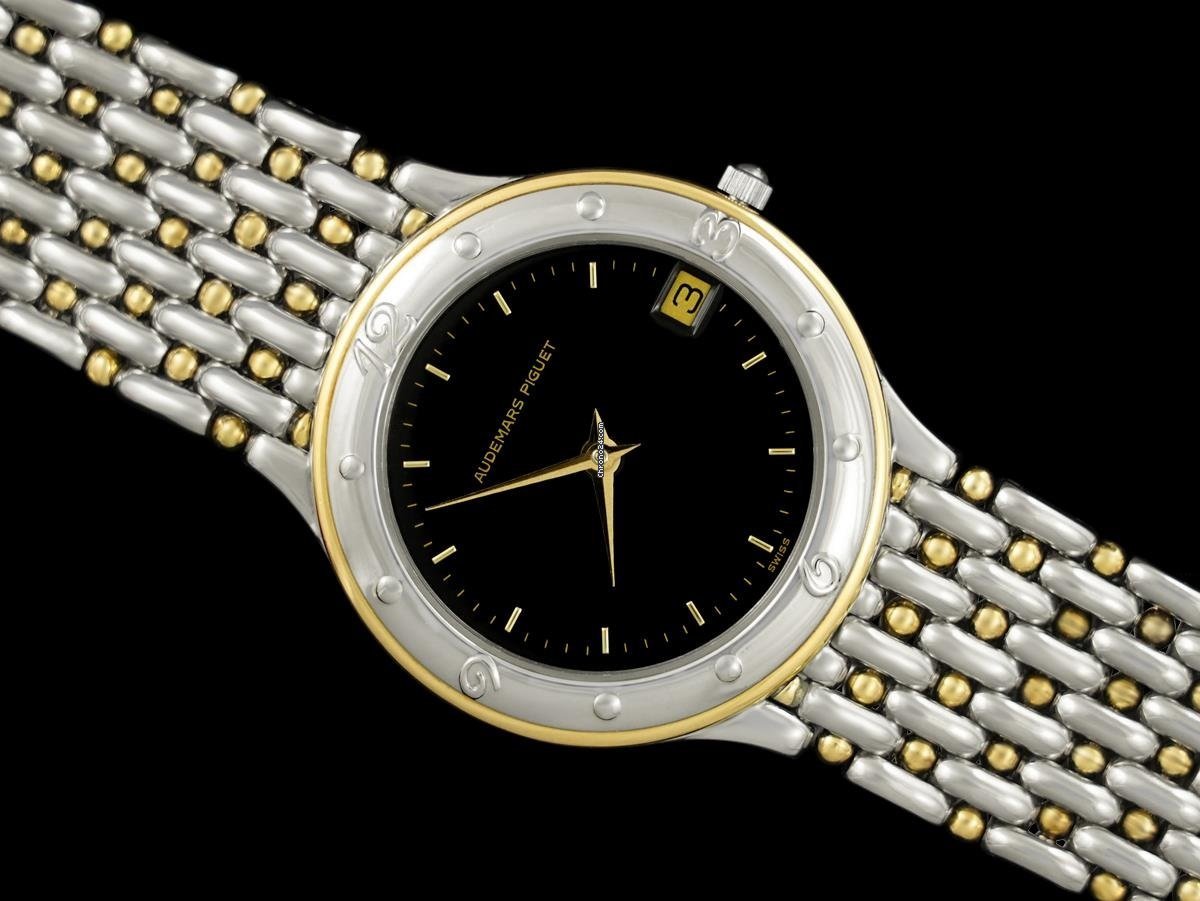 Audemars Piguet Mens watch Unisex Quartz Gold Steel 8259