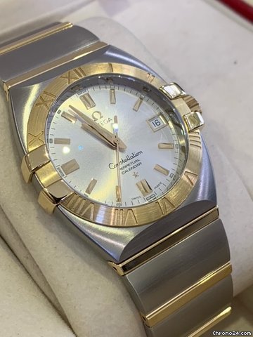 Omega Constellation Double Eagle Gold Steel 12113000