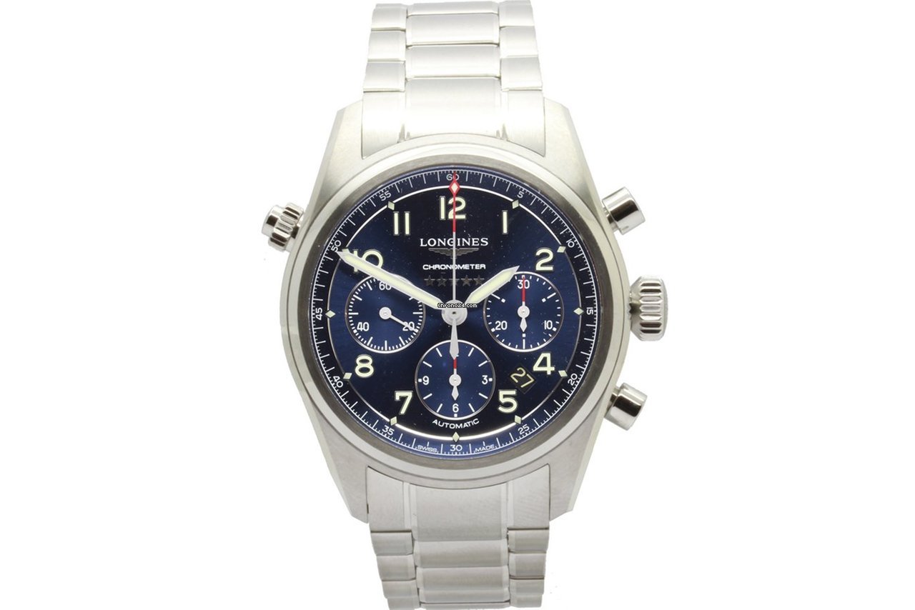 Longines Spirit Mens watch Unisex Automatic Steel L3.820.4.93.6