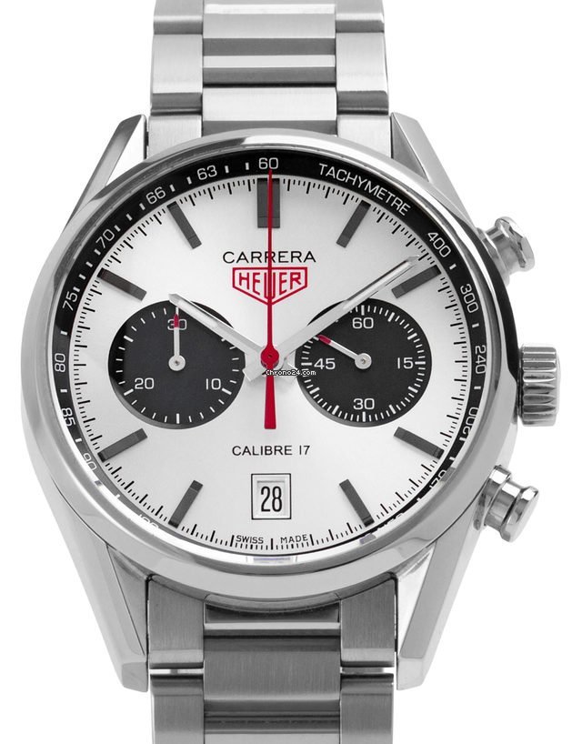 TAG Heuer Carrera Calibre 17 Mens watch Unisex Automatic Steel CV211E.BA0739
