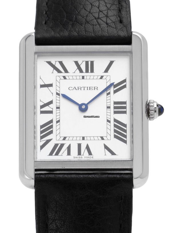 Cartier Tank Solo Mens watch Unisex Quartz Steel W5200003 3169