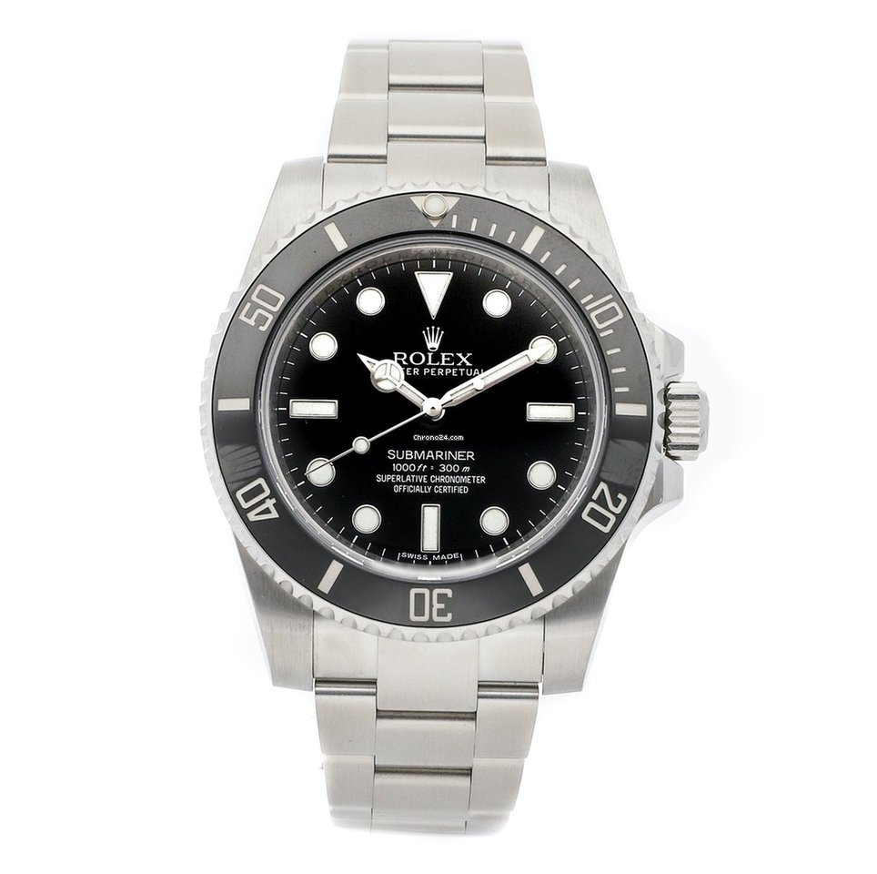 Rolex Submariner (No Date) Mens watch Unisex Steel Automatic 114060-0002