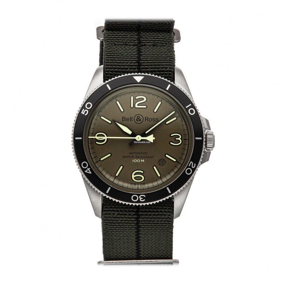 Bell & Ross BR V2 Mens watch Unisex Automatic Steel BRV292-MKA-ST SF
