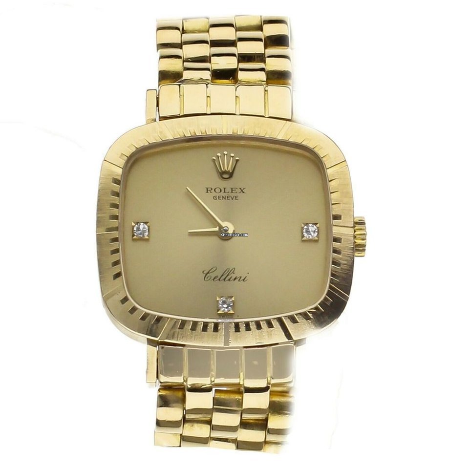Rolex Cellini Mens watch Unisex Yellow gold Manual winding 4082