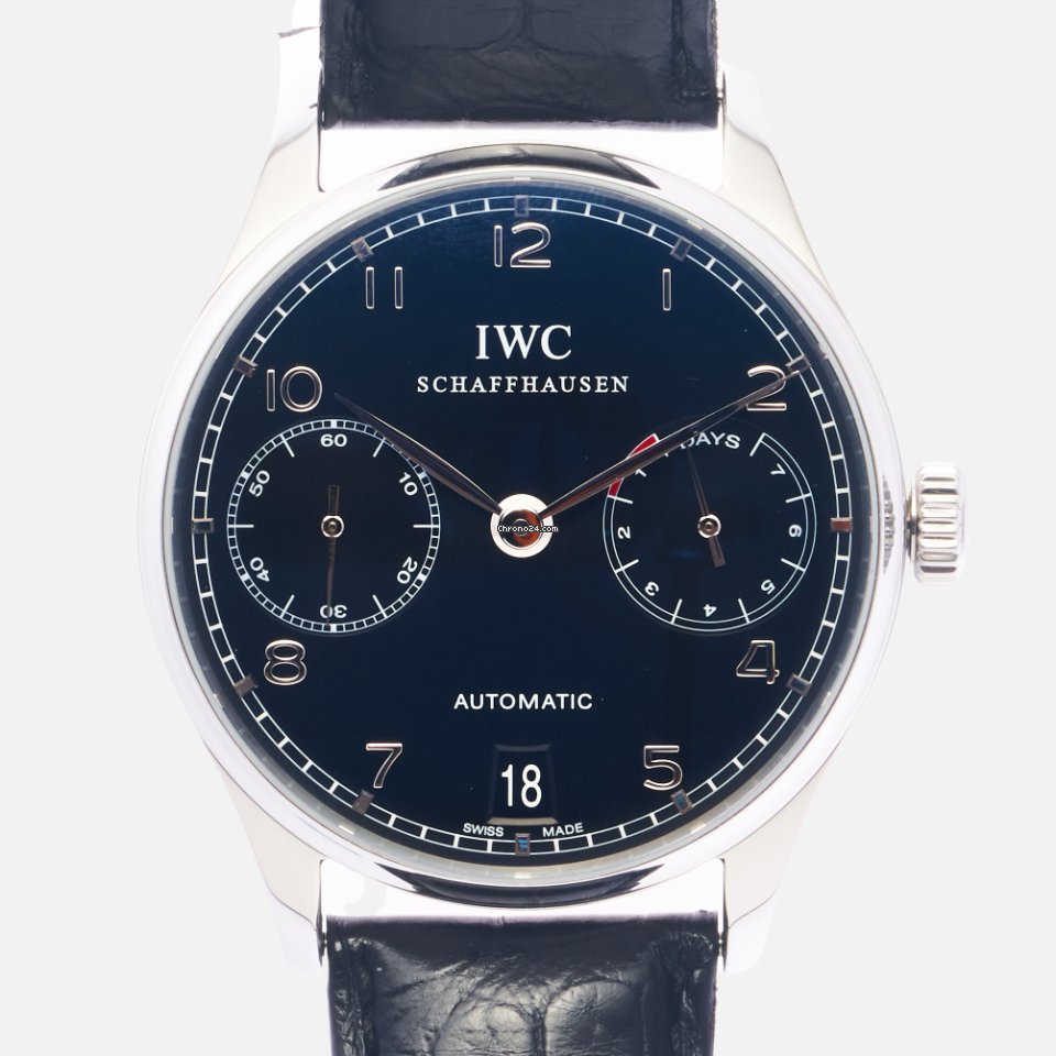 IWC Portuguese Automatic Mens watch Unisex Manual winding Steel IW500109