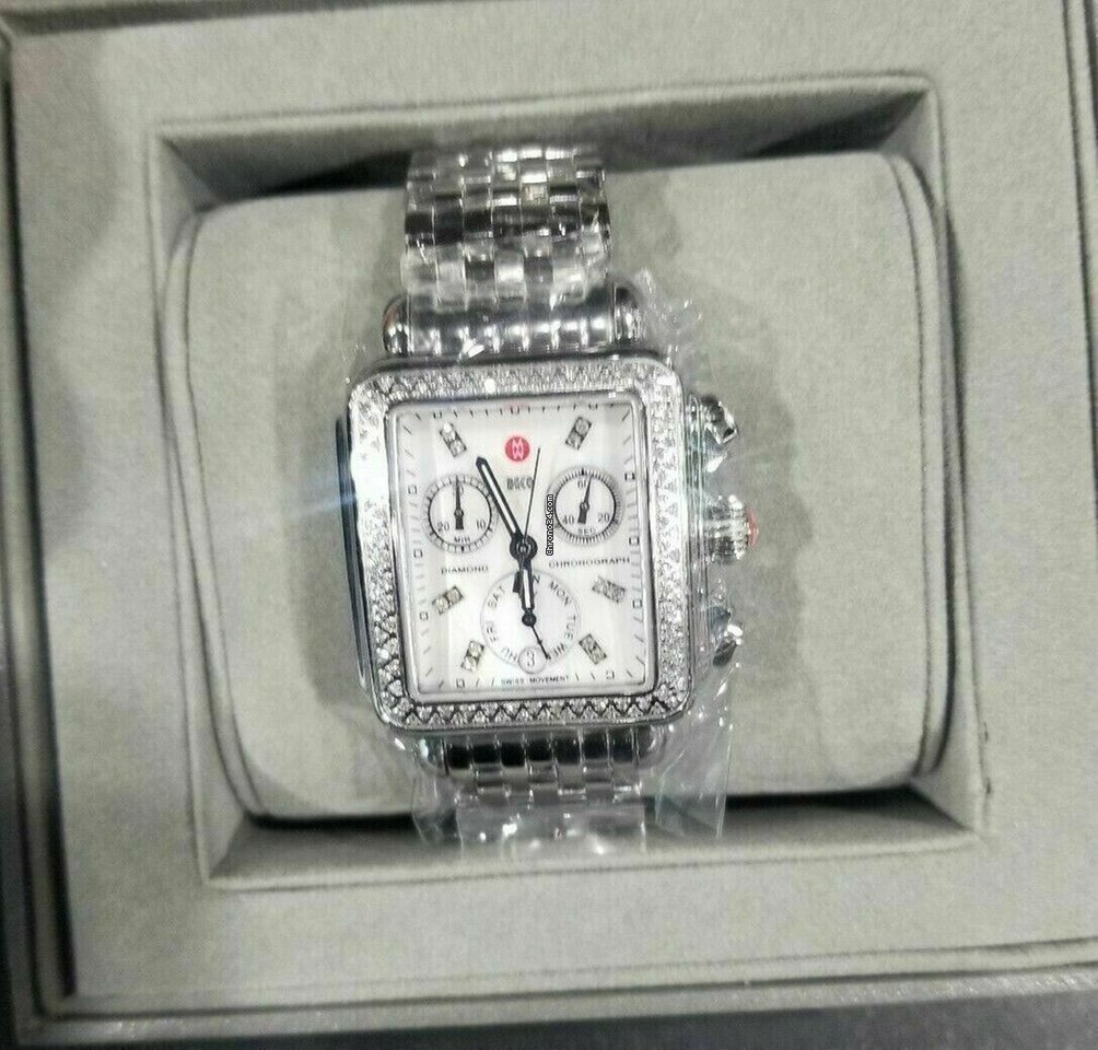 Michele Deco Quartz Steel MWW06P000099