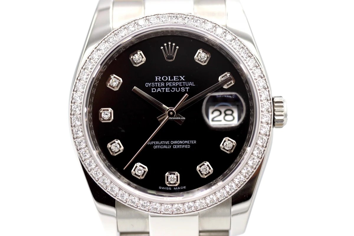Rolex Datejust 36 Mens watch Unisex Steel Automatic 116244