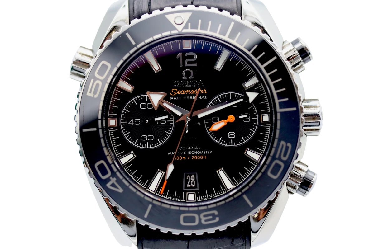 Omega Seamaster Planet Ocean Chronograph Mens watch Unisex Automatic Steel 215.33.46.51.01.001