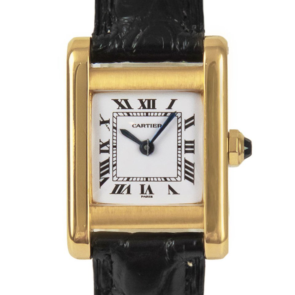 Cartier Tank Womens watch Manual winding Yellow gold 78093