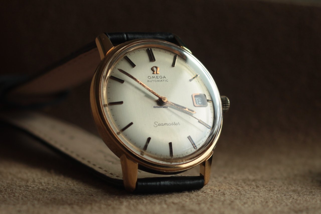 Omega Seamaster Mens watch Unisex Automatic Yellow gold 166.037 Vintage Seamaster