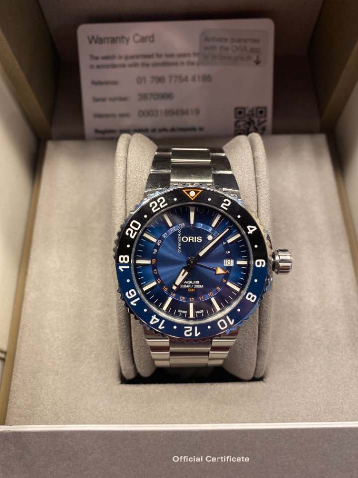 Oris Aquis Mens watch Unisex Automatic Steel 01 798 7754 4185