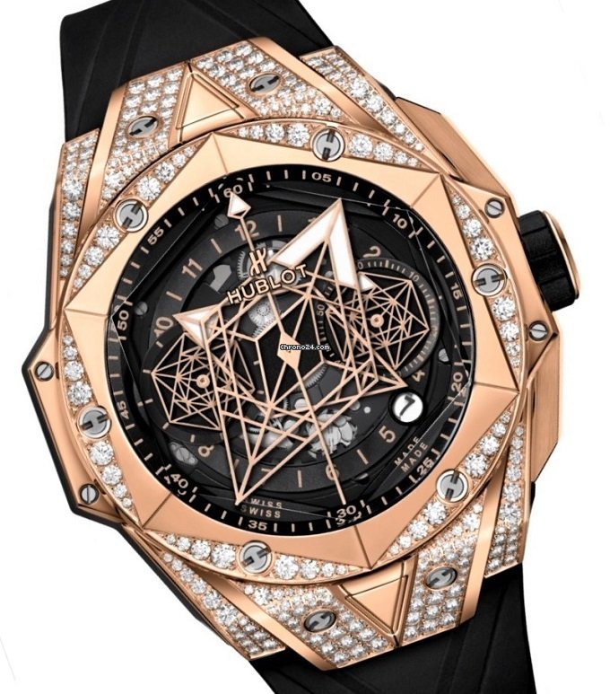 Hublot Big Bang Sang Bleu Mens watch Unisex Automatic Rose gold 418.OX.1108.RX.1604.MXM20