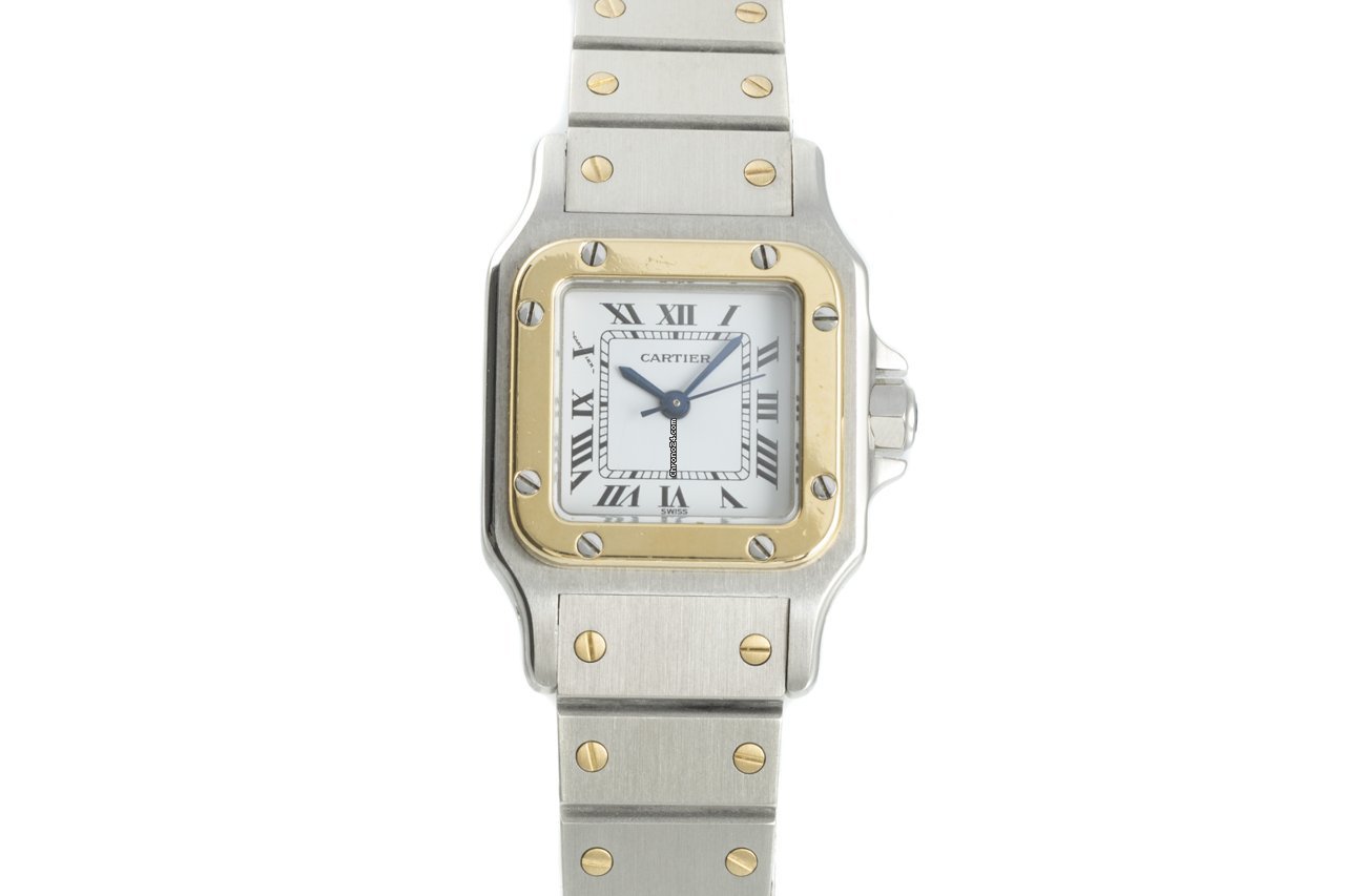 Cartier Santos Womens watch Automatic Gold Steel 0902
