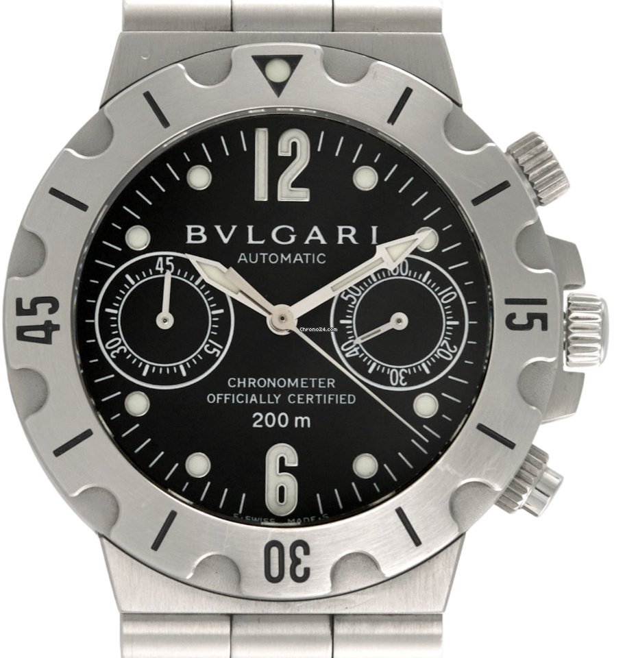 Bulgari Diagono Mens watch Unisex Automatic Steel SC38S