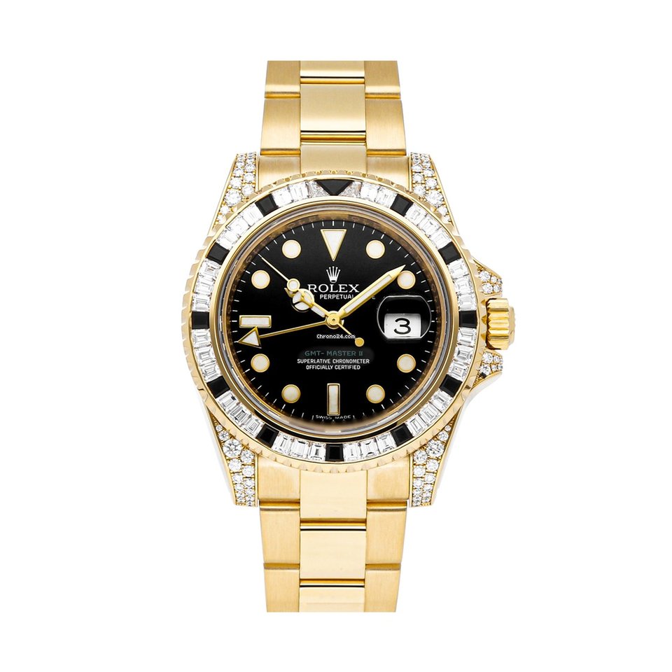 Rolex GMT-Master II Mens watch Unisex Yellow gold Automatic 116758SANR