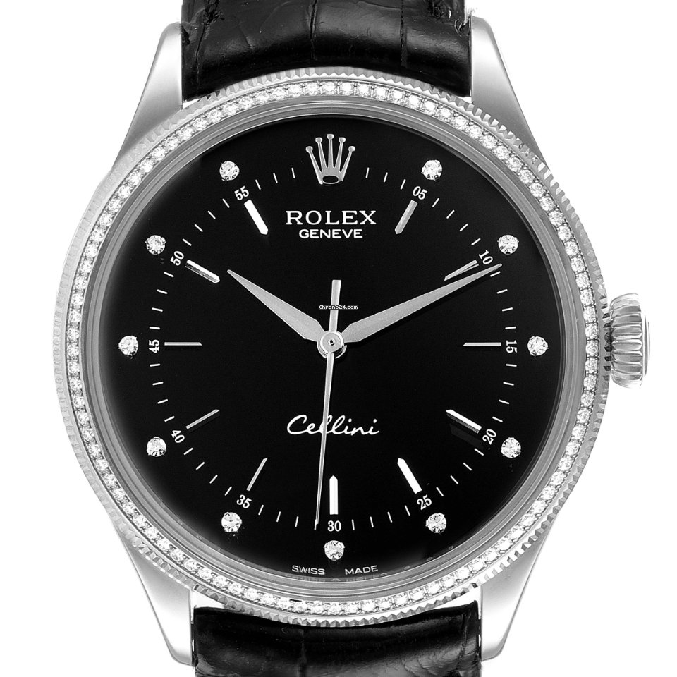 Rolex Cellini Time Mens watch Unisex White gold Automatic 50609RBR