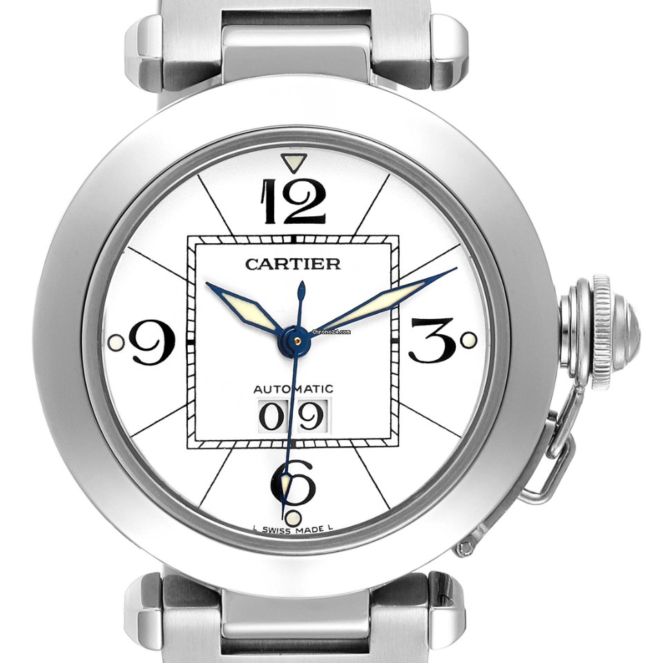 Cartier Pasha C Mens watch Unisex Automatic Steel W31055M7