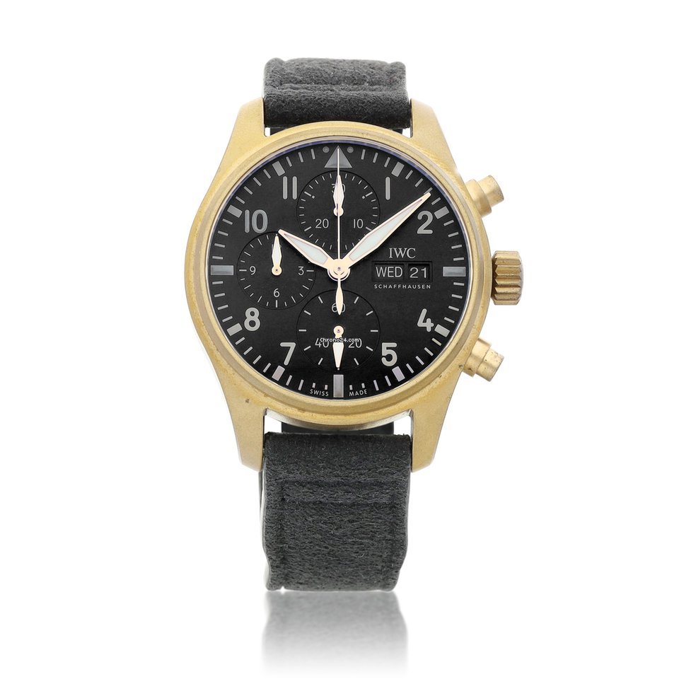 IWC Pilot Chronograph Mens watch Unisex Automatic Bronze IW387907