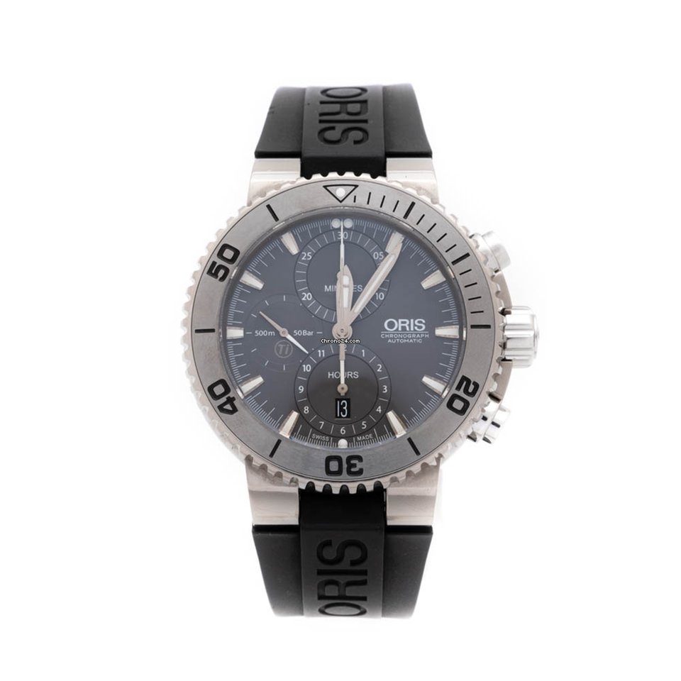 Oris Aquis Titan Chronograph Titanium 01 674 7655 7253-07 4 26 34TEB