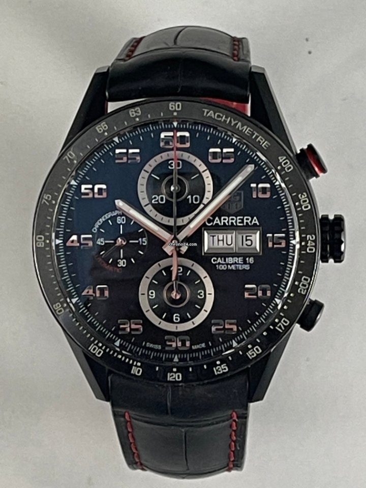 TAG Heuer Carrera Calibre 16 Mens watch Unisex Automatic Titanium CV2A81.FC6237