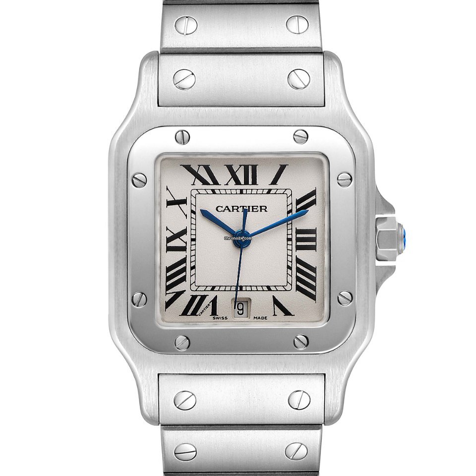 Cartier Santos Galbee Mens watch Unisex Quartz Steel W20060D6