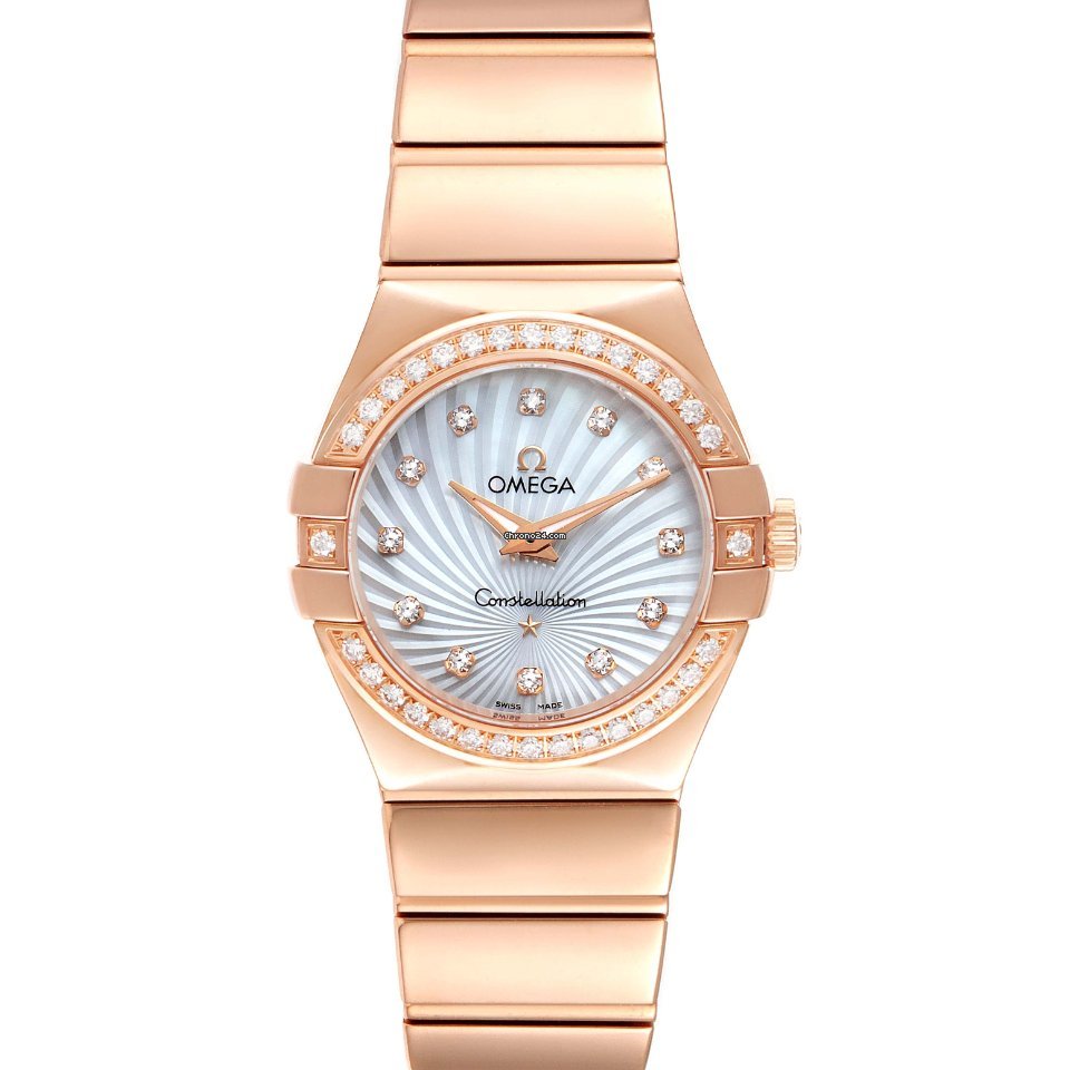 Omega Constellation Quartz Womens watch Quartz Rose gold 123.55.24.60.55.005