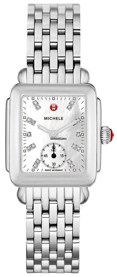 Michele Deco Quartz Steel MWW06V000002