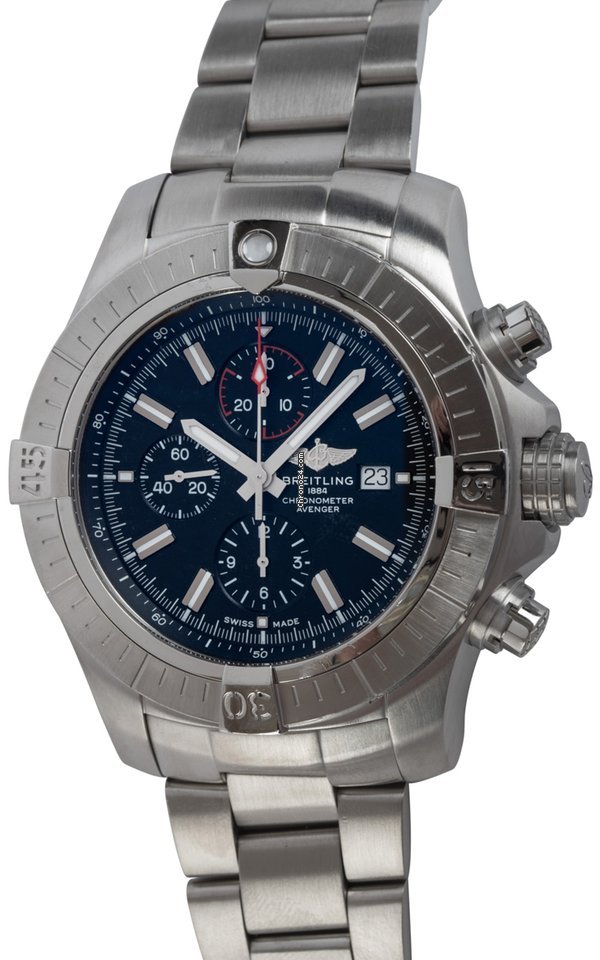 Breitling Super Avenger Mens watch Unisex Automatic Steel A13375101B1A1