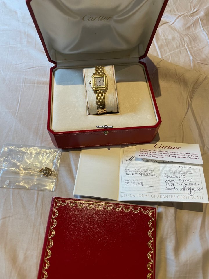 Cartier Panthere Womens watch Quartz Yellow gold 1070