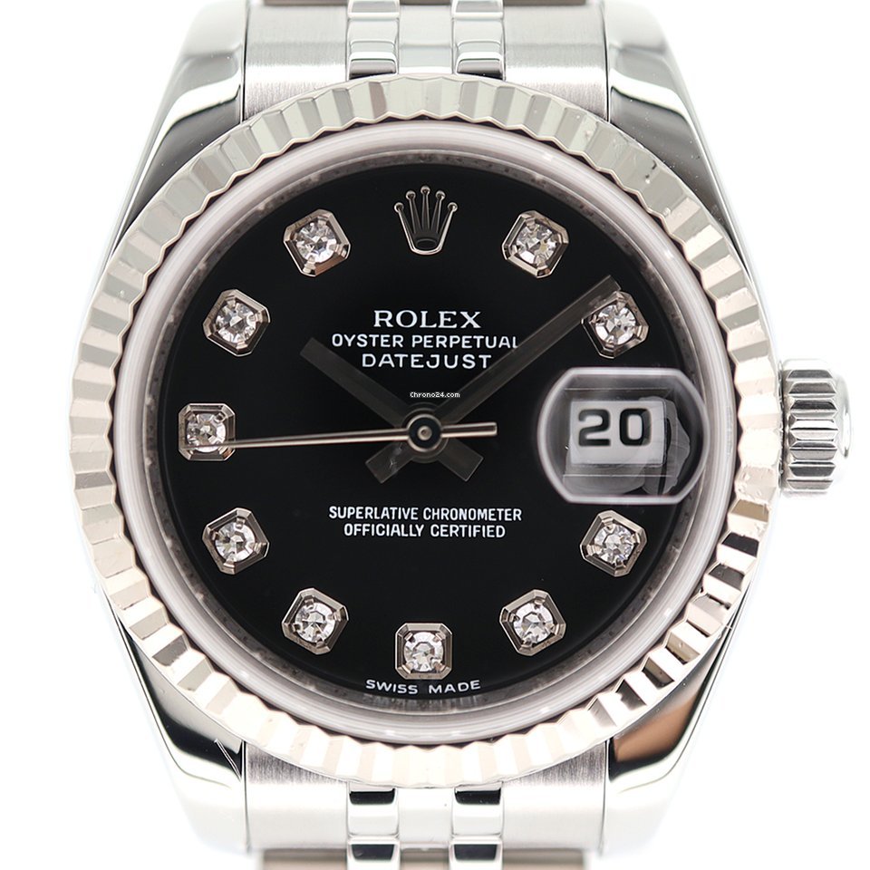 Rolex Lady-Datejust Gold Steel Automatic 179174G