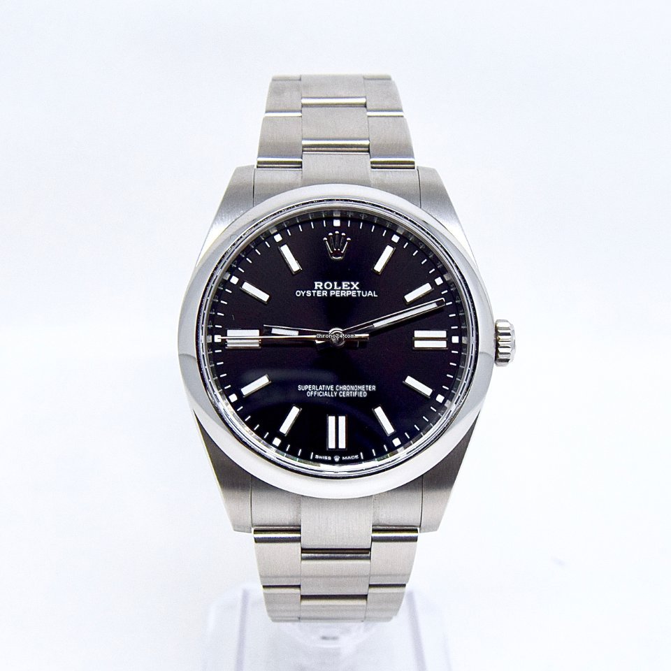 Rolex Oyster Perpetual 41 Mens watch Unisex Steel Automatic 124300-0002