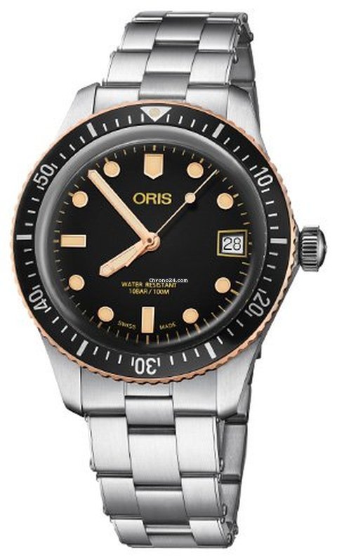 Oris Divers Sixty Five Mens watch Unisex Automatic Steel 01 733 7747 4354-07 8 17 18