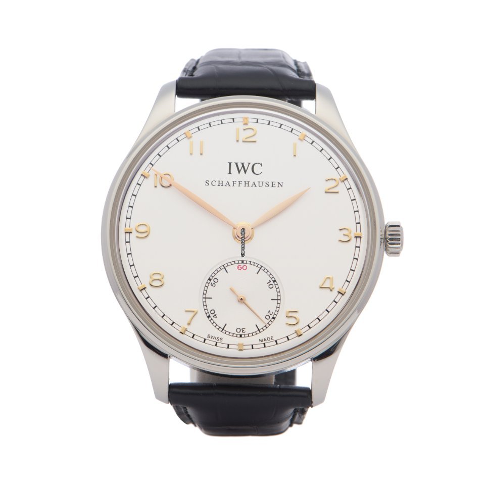 IWC Portuguese Hand-Wound Mens watch Unisex Manual winding Steel IW545408