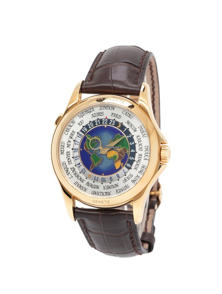 Patek Philippe World Time Mens watch Unisex Automatic Yellow gold 5131J-001