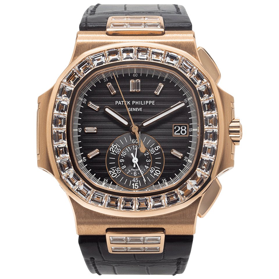 Patek Philippe Nautilus Mens watch Unisex Automatic Rose gold 5980 10R-010