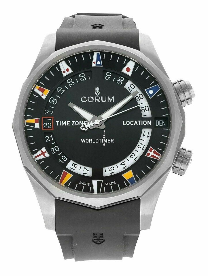 Corum Admirals Cup Mens watch Unisex Automatic Titanium 637.101.04 F371 AN02