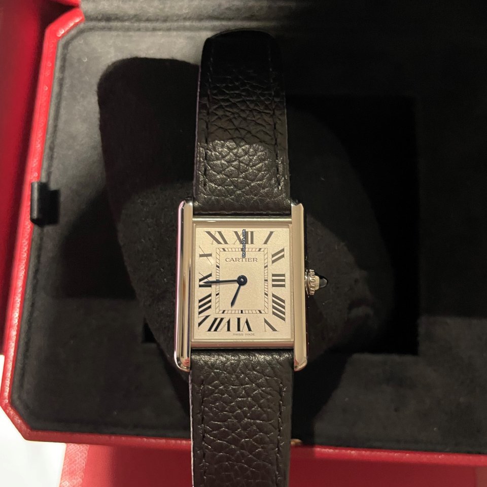 Cartier Tank Mens watch Unisex Quartz Steel WSTA0041