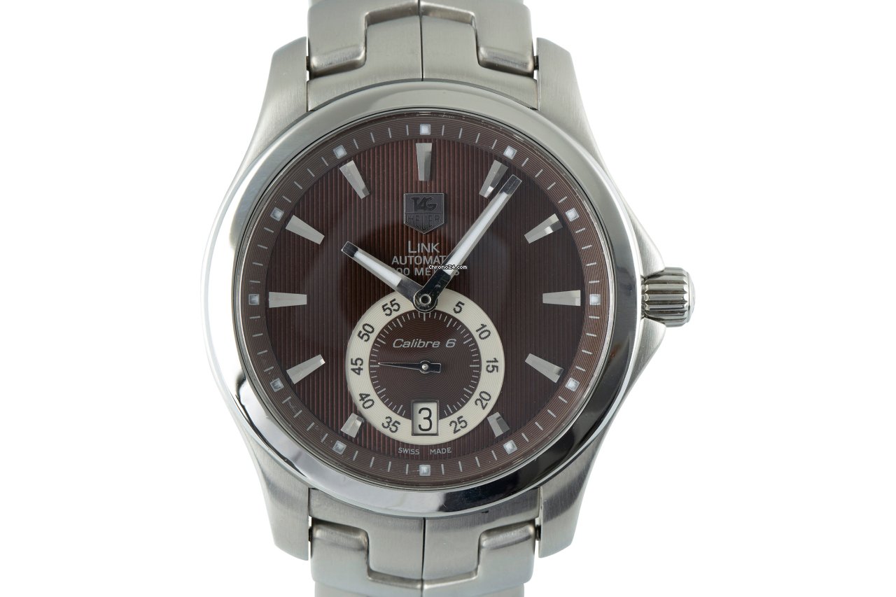 TAG Heuer Link Calibre 6 Mens watch Unisex Automatic Steel WJF211C