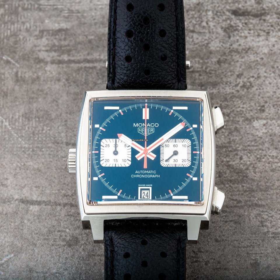 TAG Heuer Monaco Calibre 11 Mens watch Unisex Automatic Steel CAW211A.EB0026