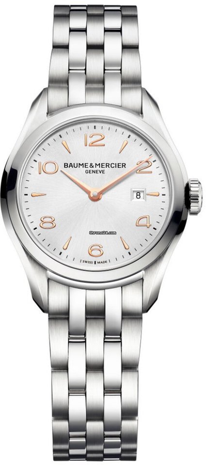 Baume & Mercier Clifton Womens watch Quartz Steel 10175,