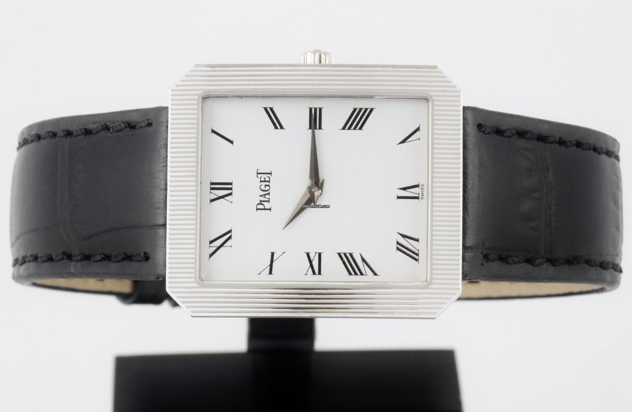 Piaget Protocole Mens watch Unisex Manual winding White gold 90154